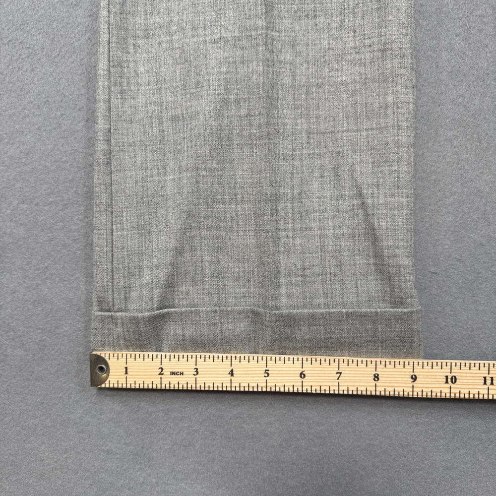 NEW J.Crew Hutton Trouser Women's 00P Gray Wool Wide Leg High Rise Dress Pants - Picture 6 of 10
